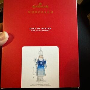 NIB Hallmark 2021 Duke of Winter noble nutcracker